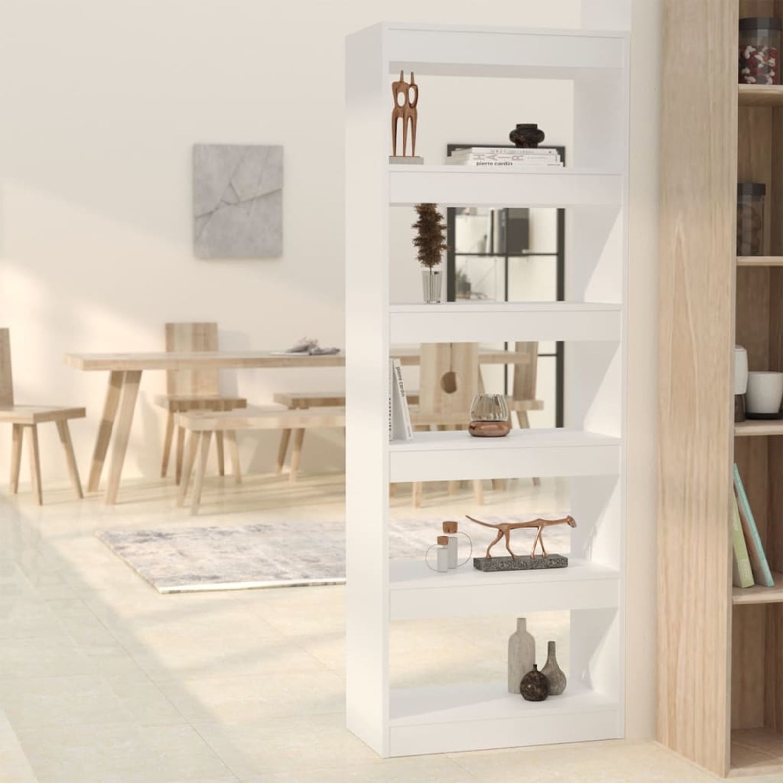 moobody Book Cabinet with Storage Shelves Room Divider Engineered