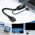 thumbnail image 2 of WENXUAN 1x HDMI to DisplayPort Cable 19cm/18m (black), 2 of 6