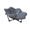 thumbnail image 4 of Colchoneta elevada para gatos y perros, cama elevada, fácil de limpiar, portátil, impermeable, resistente. Gris L, 4 of 8