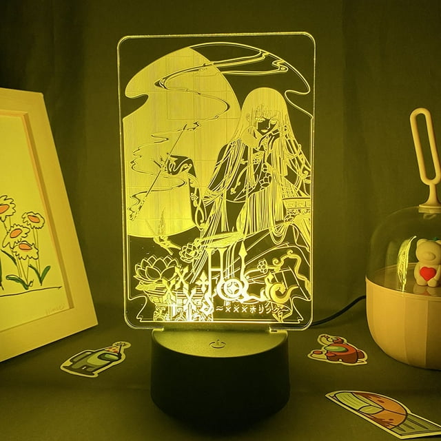 Luz nocturna LED 3D XXX Holics Yukos Ichiharas que cambia de color