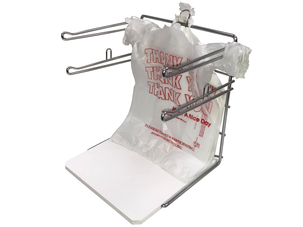 Wall Mount T-Shirt Shopping Bags Holder 2" Arms 1/6 Stand Dispenser Stand Retail 