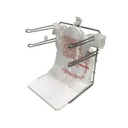 Counter Top T-Shirt Bag Rack / Retail Plastic Bag Dispenser & Holder, Bag Stand with Base, 2 Pack