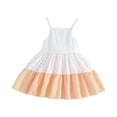 thumbnail image 1 of HBFAGFB Robes d'Été pour Fille 2024 Enfants Bébé Décontracté Sans Manches Robe à Blocs de Couleur Taille A C, 1 of 4