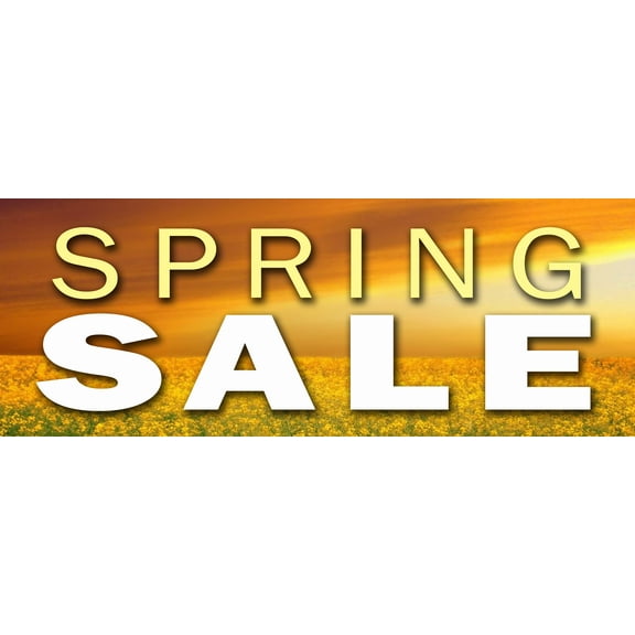 24" SPRING SALE DECAL sticker store clearance