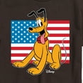 thumbnail image 2 of Disney - Americana - Pluto Usa Flag - Adult Short Sleeve Graphic T-Shirt, 2 of 4