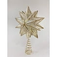 Holiday Time Capiz Tree Topper, Gold