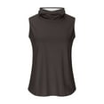 thumbnail image 3 of Women Sleeveless Sun Protection Tops Lightweight Comfy Tank Tops with Face Mask Summer Casual Pullover M, 3 of 5