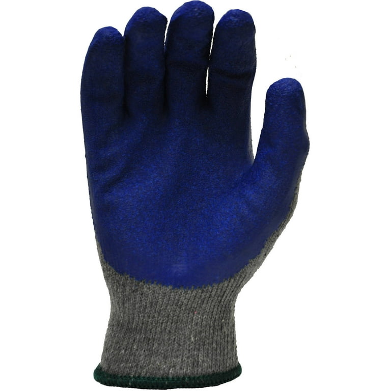 toolant Men's X-Large Work Gloves, Nitrile Coating, Blue, 12 Pairs