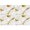 White Gold Marble, variant on Teal Gold Marble Pattern Summer Placemats Table Placemats Set Of 4-Linen Kitchen Washable Placemats Table Mats 11.8"x17.7" Non-Slip Heat Resistant
