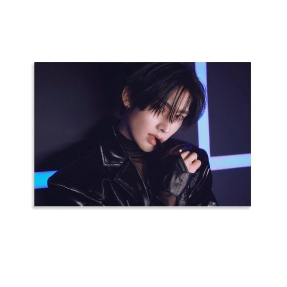 ARTIST IDOLS STAR Ricky ZEROBASEONE ZB1 BLUE PARADISE SEEK VER ALBUM COVER Canvas Art Poster And Wall Art Picture Print Modern Family Bedroom Decor Posters