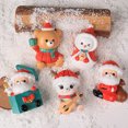 thumbnail image 1 of Gwong Decoración hogareña Dibujos animados Mini jardín adorno encantador largo servicio vida santa claus muñeco de nieve oso miniatura suministros de vacaciones Gwong 21084087, 1 of 6