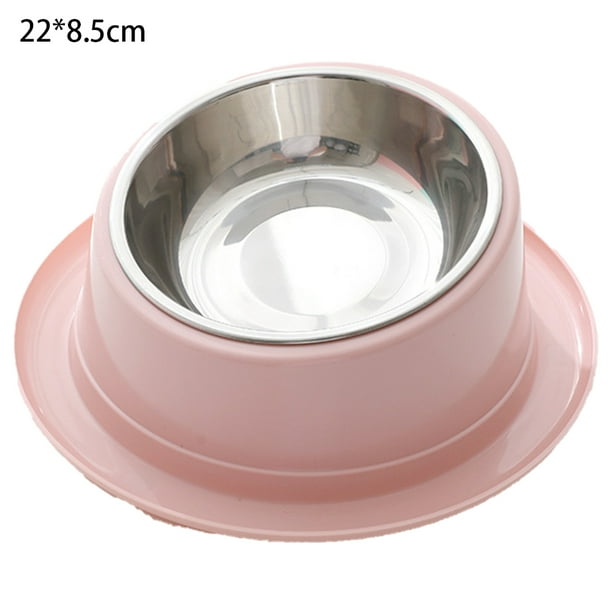 Tilt anti ant hat bowl two in one single bowl stainless steel non slip neck cat food bowl cat bowl Walmart