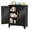 Black,13.78"D x 27.56"W x 35.43"H,Rectangular, variant on Black Metal Locker 47.24 Inch Small Storage Cabinet with Lock and Adjustable Shelf for Office Home School Gym Heavy Gauge Steel