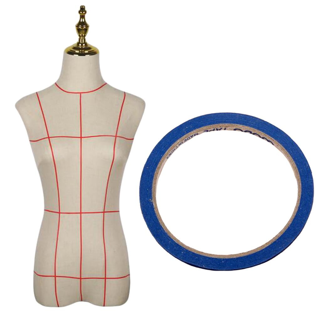 10Pcs Draping Tape Mannequin Masking Tape Self-Adhesive Dress Form Blue -  Walmart.com