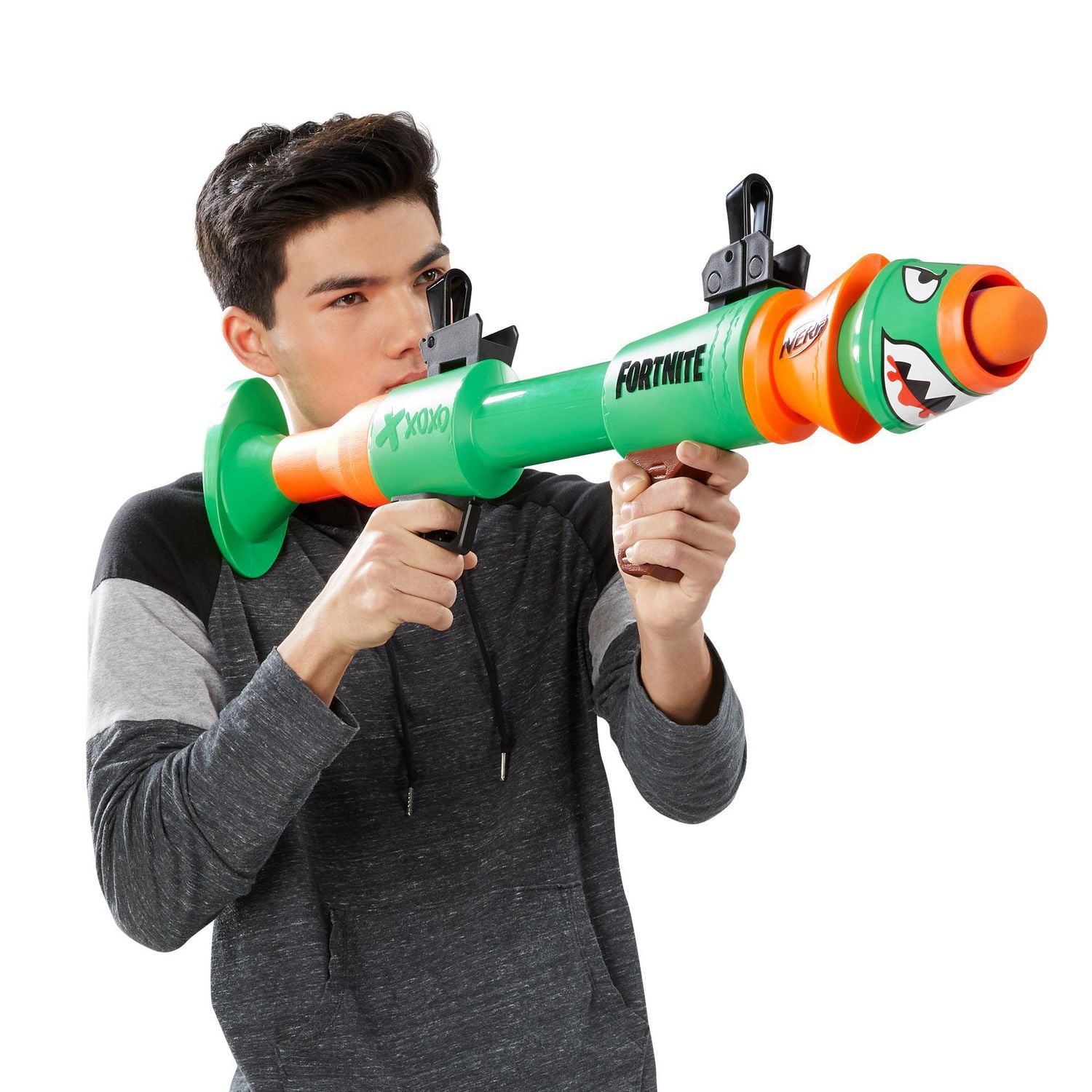 Nerf Fortnite RL Blaster -- Fires Foam Rockets -- Includes 2