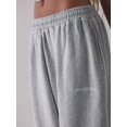 thumbnail image 6 of Women'S Drawstring Sweatpants Low Rise Baggy Wide Leg Pants with Pockets Gray XL, 6 of 8