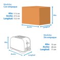 thumbnail image 4 of Tostador Taurus T2P Pop 2 Rebanadas 7 Niveles de Tostado 580W Color Beige, 4 of 5