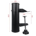 thumbnail image 3 of Soporte Para Paraguas, Soporte Ajustable Para Paraguas, Abrazadera, Soporte Para Sombrilla, Soporte Para Paraguas, Clip Fijo Para Playa, Patio, Balcón, 3 of 7