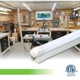 thumbnail image 2 of Diodesy- Pack of 4 LFX/ST/T8/4FT/32W/50K 4FT LED Shop Light, Integrated T8 Linear Fixture, 4800LM, 32W, 5000K Bright White, Linkable Strip Light for Workshop, Warehouse, Garage, Corded Electric, ETL, 2 of 2