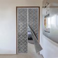 thumbnail image 3 of Magnetic Quilted Door Curtain, Windproof, Center Opening Thermal Insulated Door Covers for 36 X 82in Doors, 3 of 20