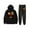 Black, variant on MaXXXine Movie Hoodie Jogger Pant 2 Piece Set Fashion Sweatshirt Sweatpant 2 Piece Suit