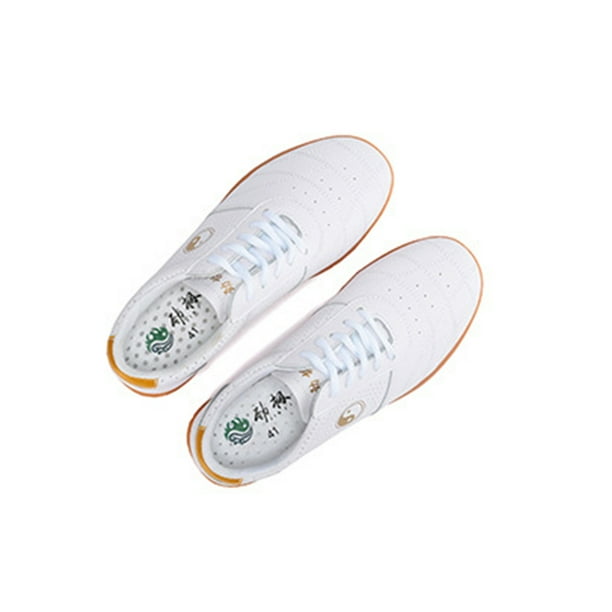 Woobling Womens Tai Chi Sneakers Lace Up Kung Fu Shoe Flats