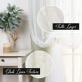 thumbnail image 3 of Quality Home Faux Pippin Linen Sheer Tulle Overlay, 3 of 5