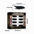 thumbnail image 2 of Eyelashes Glitter False Eyelash Glue Self Eye Makeup Curling Eyelash Application for Stunning 8PCS, 2 of 8
