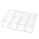 thumbnail image 4 of Organizador de almacenamiento de gafas Nikou con 4 cajones acrílico transparente apilable, 4 of 15