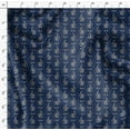thumbnail image 4 of Soimoi Modal Satin Fabric Leaves Block Print Fabric by Yard 42 Inch Wide, 4 of 5