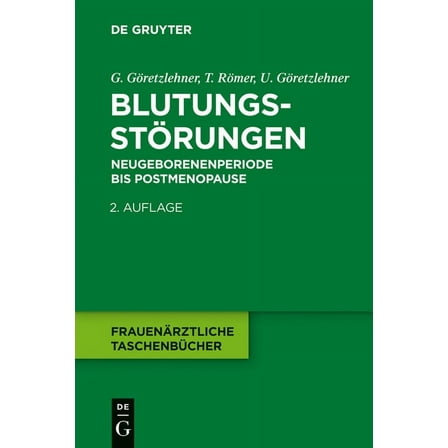 FrauenÃ¤rztliche TaschenbÃ¼cher BlutungsstÃ¶rungen, (Hardcover)