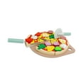 thumbnail image 4 of Juguetes de cocina, juego de comida para jugar con pizza, juguete educativo de aprendizaje, juego de simulación, juguetes de pizza de madera para, 4 of 9