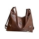 thumbnail image 5 of Bolso de hombro para mujer, cartera, bolso de mano de gran capacidad, bolso de moda para vacaciones Marrón, 5 of 9