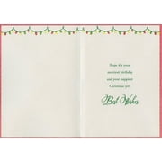 Designer Greetings Stack of Green Presents : Although It's Been Said Christmas Birthday Card for Adult