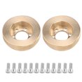 thumbnail image 1 of Contrapeso interno de latón mecanizado CNC de 1,9 pulgadas para cubo de rueda de coche TRX-4 RC, 1 of 9