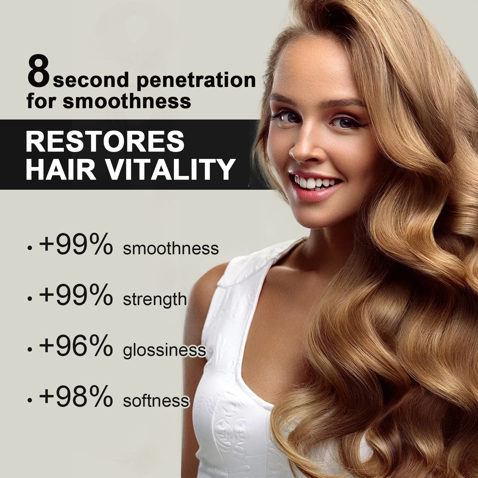 Alvantor Keratin Hair Treatment - Frizz Control Smoothing Treatment, Hot Dyeing Damaged Hair Mask, 3.53oz