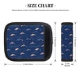thumbnail image 2 of Luggage Handle Wraps for Suitcase - Suitcase Tags Identifiers for Suitcases, dolphin bright galaxy stars navyblue Fun Luggage Handle Covers, Travel Luggage Accessories Essentials for Flying, 2 of 6