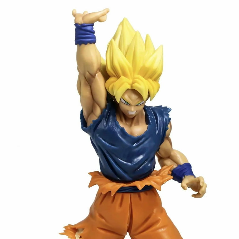 SARZI 10 Inch Dragon Ball Action Figure Super Saiyan Blue Goku,Orange，Age  2+ 