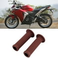 thumbnail image 6 of 2Pcs 22mm Universal Vintage Motorcycle Handlebar Grips Star Decor Handle Bar Ends(Red Brown), 6 of 8
