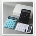 thumbnail image 3 of Methold Calculadora de escritorio con pantalla panorámica precisa de 12 dígitos Calculadora electrónica Calculadora científica Computadoras y accesorios negro, 3 of 6