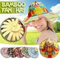thumbnail image 4 of Kayannuo Easter Multifunctional Fashion Bamboo Fan Cap, Foldable And Sun-Shading For Travel, 4 of 4