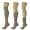 Beige, variant on 2 Pairs Cotton Slouch Knee High Socks Shoe Size 5-10 (Golden Rod)