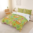 thumbnail image 3 of Erosebridal Kids Easter Rabbits Eggs Duvet Cover Set,Boys Girls Colorful Bowknots Bedding Full,3-Piece,No Comforter,Breathable Home Decor, 3 of 5