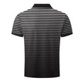 thumbnail image 5 of VgaVtl Polo for Men Short Sleeve Big and Tall Summer Vacation Casual Mens T Shirts Striped Collared Button, 5 of 5