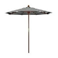 thumbnail image 7 of 7.5' Grove Series Patio Umbrella With Wood Pole Hardwood Ribs  Push Lift With Sunbrella 2A Cabana Classic Fabric, 7 of 7