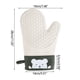 thumbnail image 3 of Suministros de cocina, manoplas, juego de manoplas antideslizantes con protección térmica para horno, forro de algodón suave, manoplas de cocina extra largas, elásticas y gruesas, guantes de cocina, f, 3 of 4