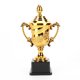 thumbnail image 3 of Trofeo de plástico Baloncesto Trofeo de fútbol para la ceremonia de fiesta (24,5 cm) Oro, 3 of 9