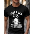 thumbnail image 3 of Camiseta de manga corta para hombre, estilo casual, con cuello redondo y estampado de oso negro., 3 of 8