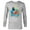 Athletic Heather, variant on Disney PIXAR Finding Nemo Surf-Tastic with Nemo & Dory - Long Sleeve T-Shirt for Men - Customized-Black