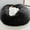 Black, variant on KIHOUT Bean Bag Chair Cover, Big Round Soft Fluffy PV Velvet Sofa Bed Cover, Living Room Furniture,Lazy Sofa Bed Cover, 135cmx65cm (Cover only,No Filler)